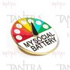 Pin para la ropa Battery Social